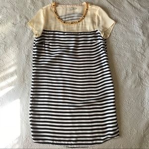Potter’s Pot Striped Dress with Gems Yellow Size M